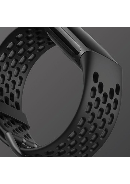 Fit Charge 5 Için Silikon Delikli Kordonlu Saat Fitbit Charge 5 Kayısı Için (Yurt Dışından) fiyatları