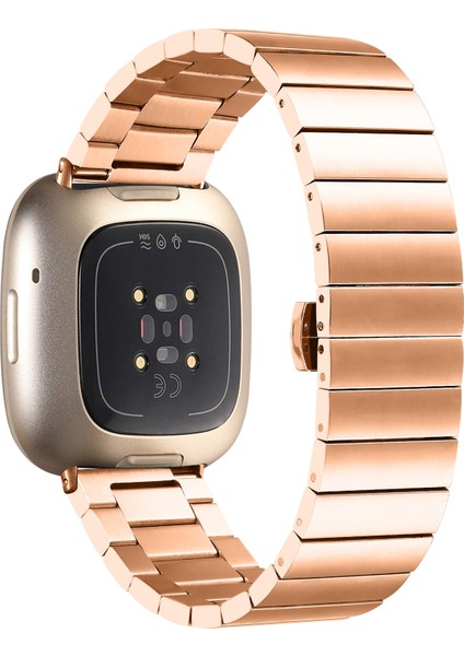 Fitbit Versa 4 / Sense 2 Pembe Altın Için Metal Saat Bandı (Yurt Dışından) fırsatları
