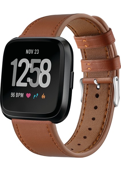 Fitbit Versa 2 / Fitbit Versa / Fitbit Versa Lite Kahverengi Için Askı (Yurt Dışından)