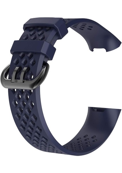 Fıt Charge 3 Aqua Blue Için Kare Delikli Spor Bilek Kayışı (Yurt Dışından) fiyatları