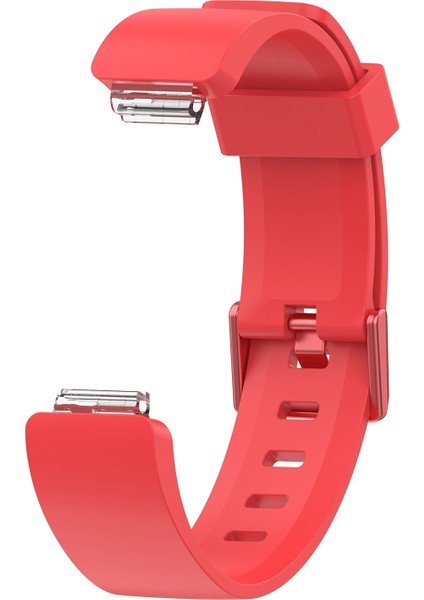 Fitbit Inspire / Inspire Hr Parlak Yüzeyli Silikon Saat Bandı Için, Beden:l Kırmızı (Yurt Dışından) fiyatları