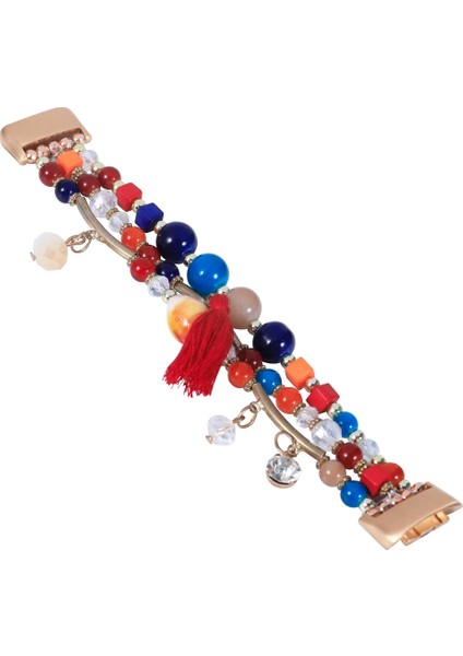 Fit Charge 5 Renkli Için Yuvarlak Boncuklu Zincir Saat Bandı (Yurt Dışından) modelleri