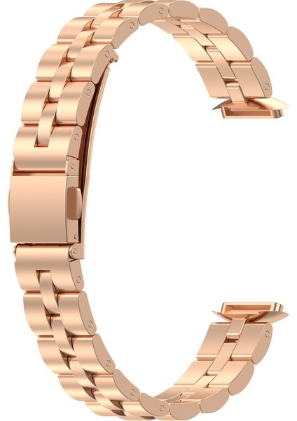 Fit Luxe Özel Sürüm Paslanmaz Çelik Kordonlu Saat Pembe Altın Için (Yurt Dışından)