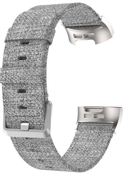 Fit Charge 3 Gri Için Naylon Saat Bandı (Yurt Dışından)