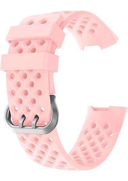 Fit Charge 3 / 4 Içi Boş Kare Silikon Kayış Pembe (Yurt Dışından) modelleri