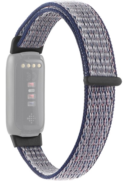 Fitbit Luxe Mavi Gri Için Naylon Döngü Askısı (Yurt Dışından)