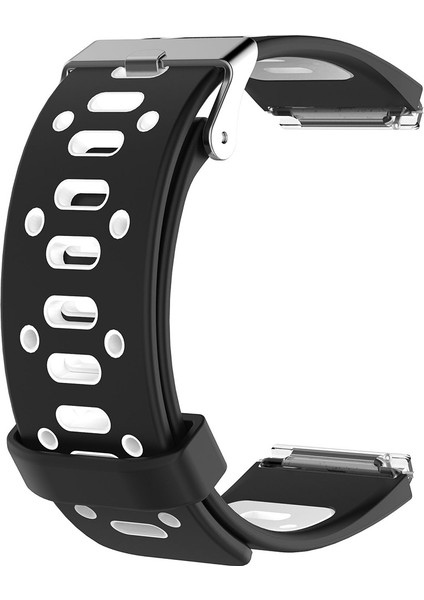 Fit Blaze Için Iki Renkli Silikon Kordonlu Saat Koyu Mavi + Beyaz (Yurt Dışından) fiyatları