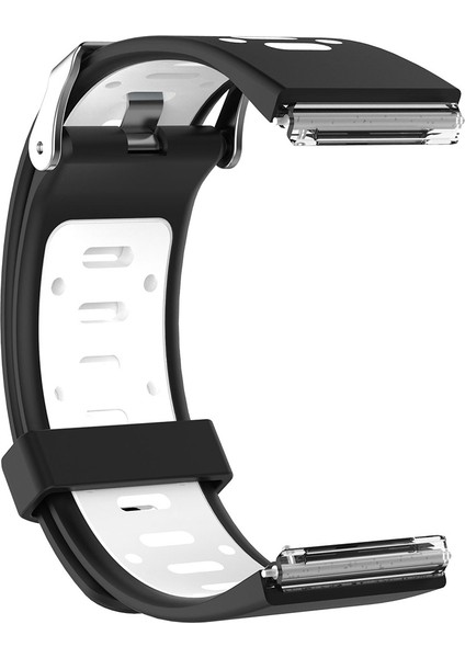 Fit Blaze Için Iki Renkli Silikon Kordonlu Saat Koyu Mavi + Beyaz (Yurt Dışından) modelleri