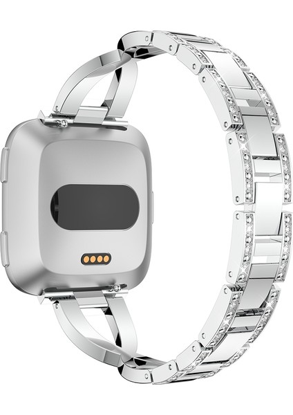 Fit Versa Gümüş Için Paslanmaz Ste Bilek Kayışı Saat Bandı (Yurt Dışından) fiyatları