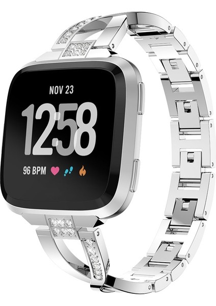 Fit Versa Gümüş Için Paslanmaz Ste Bilek Kayışı Saat Bandı (Yurt Dışından) modelleri