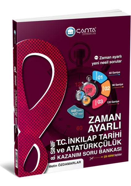 Zaman Ayarlı 8. Sınıf Inkilap Tarihi ve Atatürkçülük Kazanım Soru Bankası
