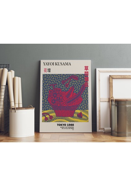 Yayoi Kusama Sanatsal Tablo Salon Duvar Dekorasyonu Oda Dekorasyonu Duvar Tablosu