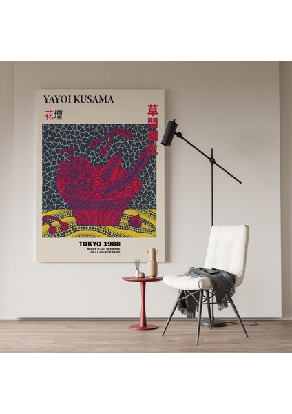 Yayoi Kusama Sanatsal Tablo Salon Duvar Dekorasyonu Oda Dekorasyonu Duvar Tablosu