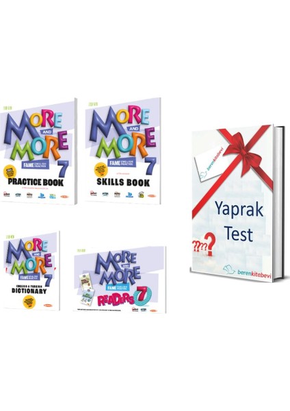 Kurmay Yayınları Elt More And More 7. Sınıf Skills Book - Dictionary - Practice Book - Readers + Yaprak Test