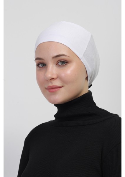 Pratik Dikişsiz Bağlamalı Kaymayan Tesettür Bone