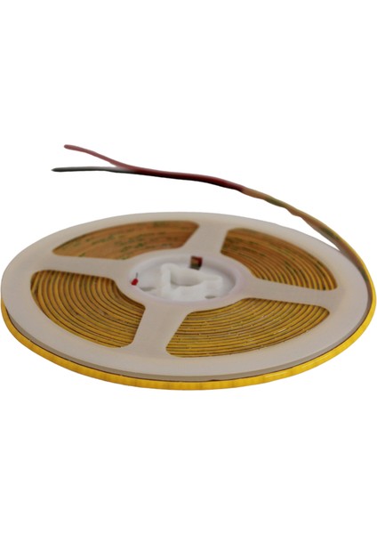 12 Volt 3 mm 400 Ledli İnce Esnek Cob Şerit LED Natural Beyaz IP20 5 Metre fiyatları