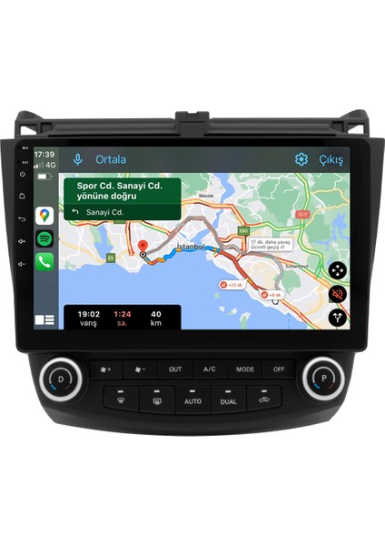 Honda Accord (2003-2008) Android 14 Multimedya Carplay 10 Inch 4 GB Ram / 64 GB Hafıza CRV-4148XR
