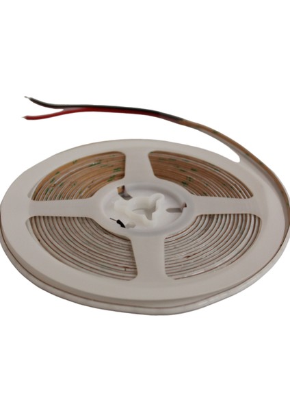 12 Volt 3 mm 400 Ledli İnce Esnek Cob Şerit LED Mavi IP20 5 Metre