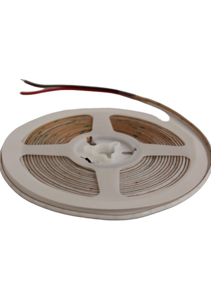 12 Volt 3 mm 400 Ledli İnce Esnek Cob Şerit LED Mavi IP20 5 Metre