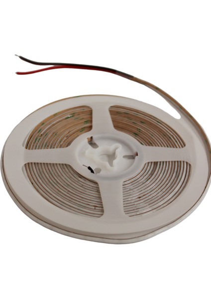 12 Volt 3 mm 400 Ledli İnce Esnek Cob Şerit LED Mavi IP20 5 Metre