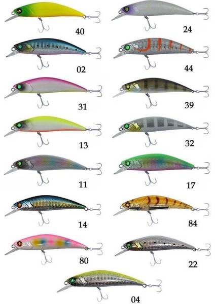 ZERO ARISE MINNOW 70S SAHTE Balık 32