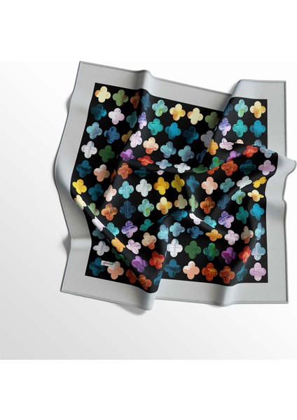 Yonca,tüy,geometrik Desen Pamuk Eşarp 3 Al 2 Öde indirimleri