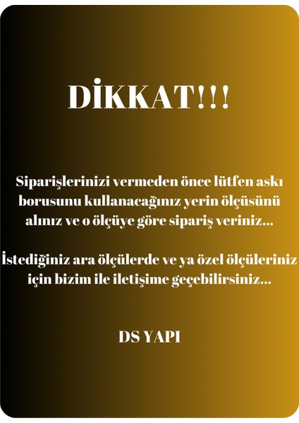 Metal Yuvarlak Krom Askı Borusu Mobilya Askı Borusu (2 Adet Yuvarlak Flanş 1 Adet Boru) (Metal Yuvarlak Çap:25 mm)