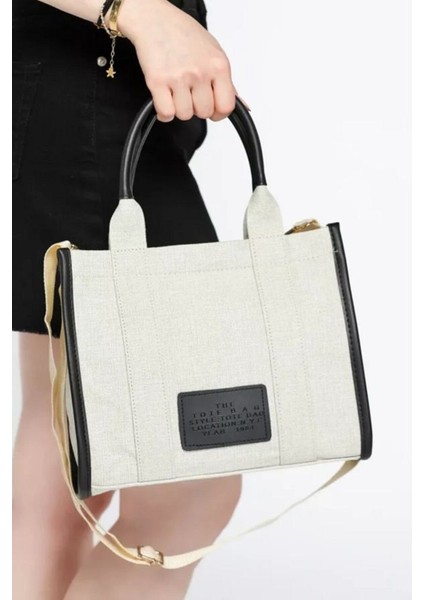 Siyah Renkli Orta Boy Kanvas Omuz Çantası fırsatları