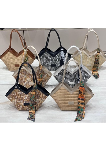 Kadın Fermuarlı Fular Detaylı Omuz Askılı Çanta modelleri