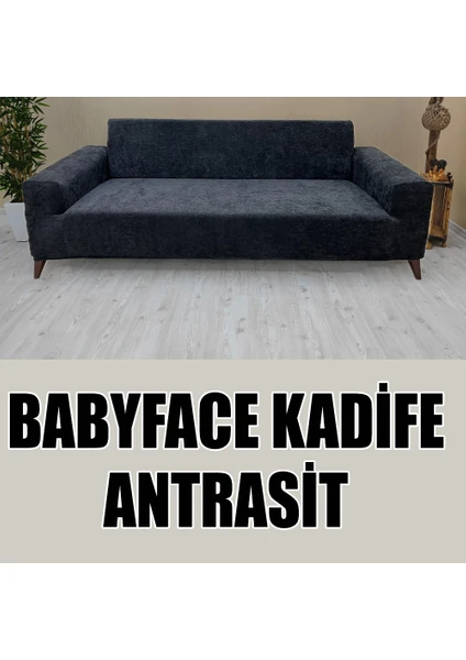 Babyface Kadife Kumaş Üçlü & Çekyat Koltuk Kılıfı