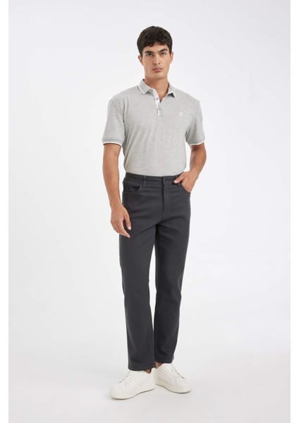 New Regular Fit Polo Yaka Kısa Kollu Pike Tişört D5993AX24SM modelleri
