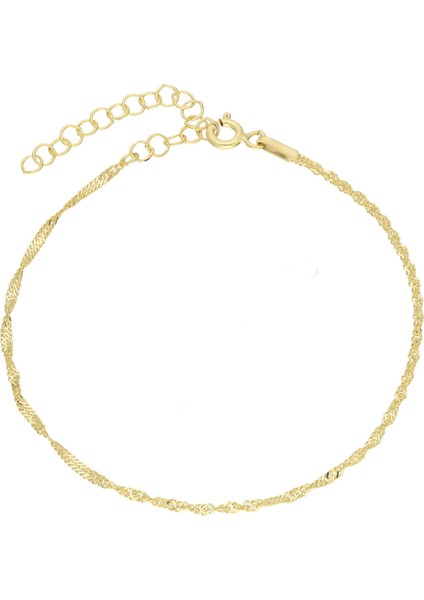 Dalga Bileklik 718514 Gold