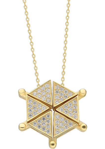 Tria Mıknatıs Kolye 718908 Gold
