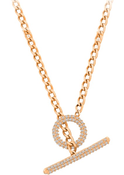 Zirkon Taşlı May Kolye 719049 Gold modelleri