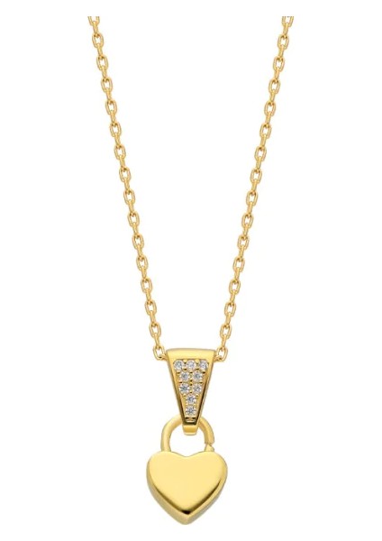 Kalp Kolye 718933 Gold