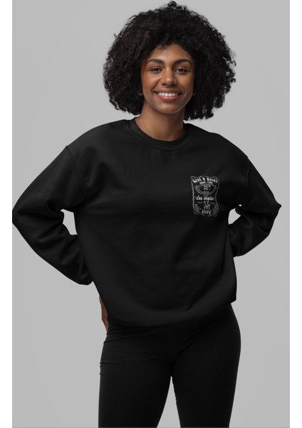 Guns N Roses Sırt Baskılı Kapüşonsuz Sweatshirt, Oversize Rock Band Baskılı Sweat modelleri