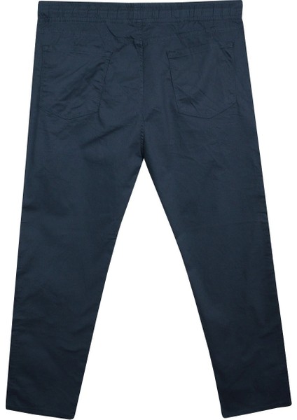 Erkek Büyük Beden 100 KILO-180 Kilo Arası Için Uygun Bağcıklı Gabardin Pantolon Indigo fiyatları