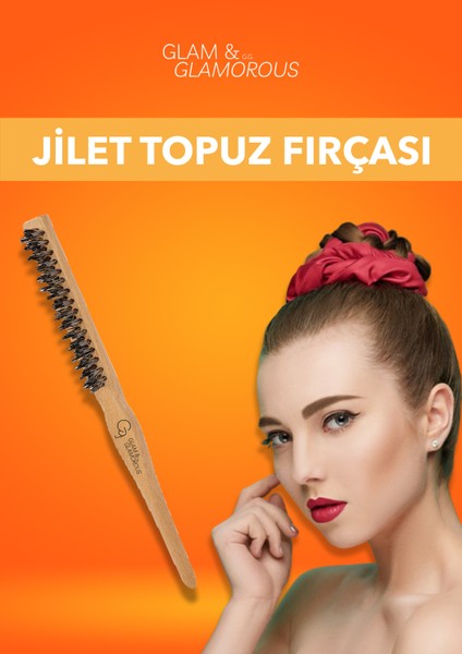 Plastik Topuz Fırçası