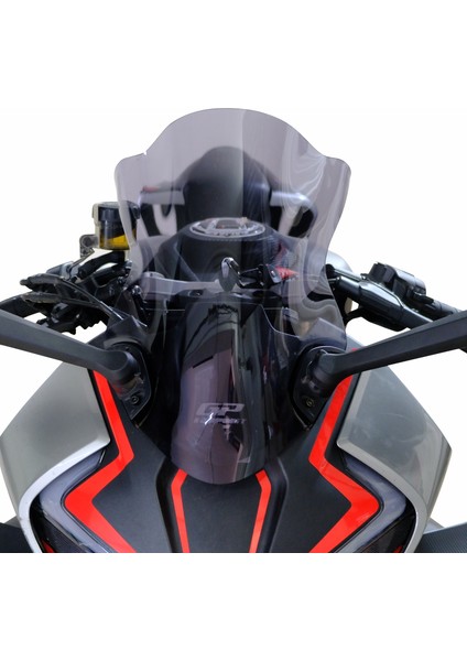 Cf Moto 450 Sr 2023-2024 Uyumlu Ön Cam Füme 39 cm fiyatları