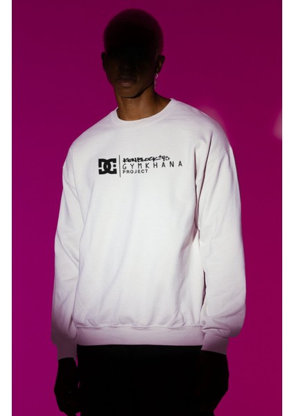 Hoonigan Racing Division Sırt Baskılı Kapüşonsuz Sweatshirt, Oversize Ken Block 43 Sweat modelleri