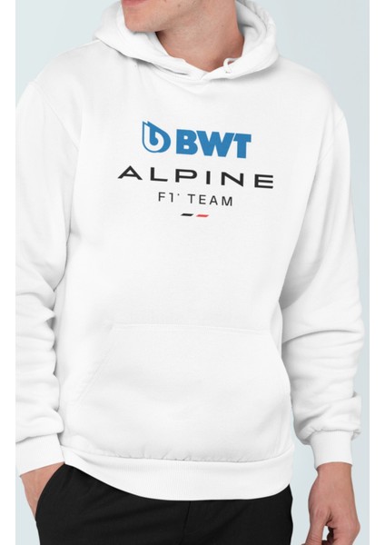 Bmt Alpine F1 Team Pierre Gasly Formula 1 Sırt Baskılı Kapüşonlu Oversize Sweatshirt