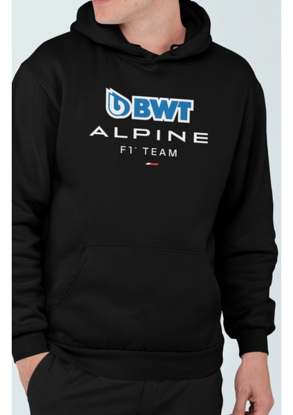 Bmt Alpine F1 Team Pierre Gasly Formula 1 Sırt Baskılı Kapüşonlu Oversize Sweatshirt