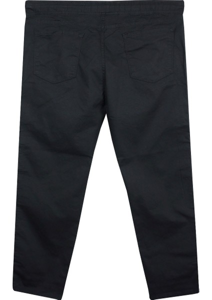 Erkek Büyük Beden 100 KILO-180 Kilo Arası Için Uygun Bağcıklı Gabardin Pantolon Siyah fiyatları