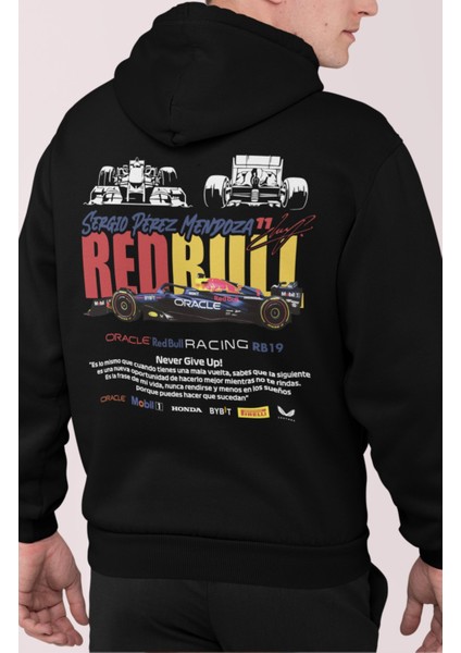 Oracle Redbull Racing Sergio Perez 11 Formula 1 Sırt Baskılı Kapüşonlu Oversize Sweatshirt fiyatları