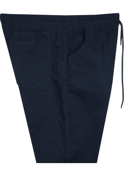 Erkek Büyük Beden 100 KILO-180 Kilo Arası Için Uygun Bağcıklı Gabardin Pantolon Lacivert modelleri