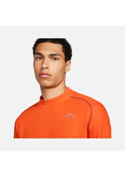 Dri-Fit Trail Running Long-Sleeve Mens Tshirt Erkek Turuncu Koşu Uzun Kollu Tişört FB8597 modelleri