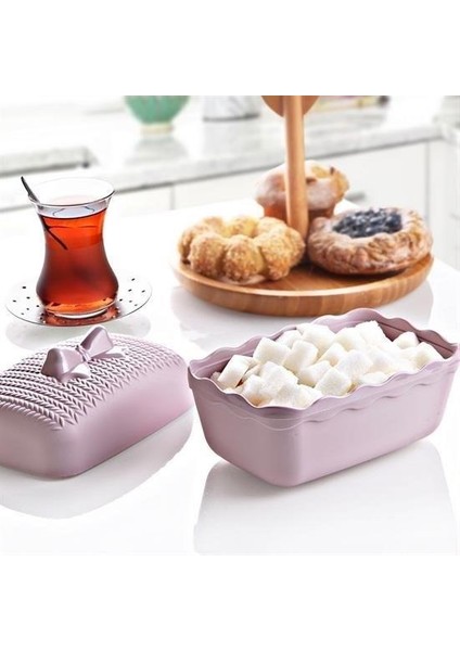 Plastik 2li Kahvaltılık Koyma Şekerlik Saklama Kabı Çok Amaçlı Mutfak Organizer Seti fiyatları