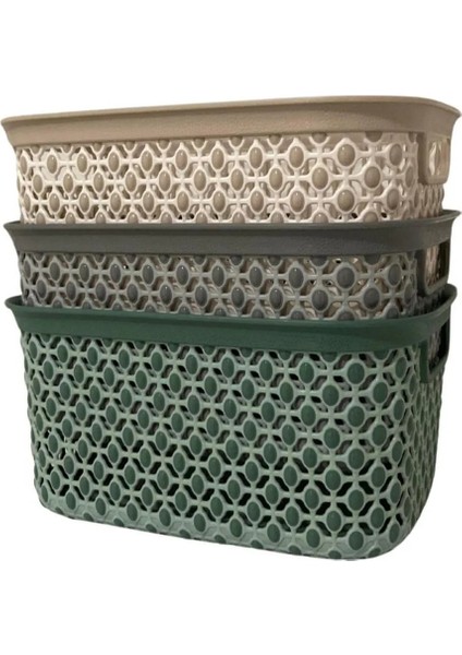 Renkli Düzenleyici Sepet 3 Litre 1 Adet Royaleks-G471
