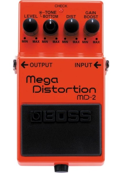 Boss Md-2 Mega Distortion Compact Pedal