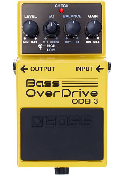 Boss Odb-3 Bas Overdrive Compact Pedal